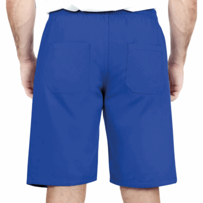 Bermuda Brim Pesado Azul Royal Uniforme Profissional