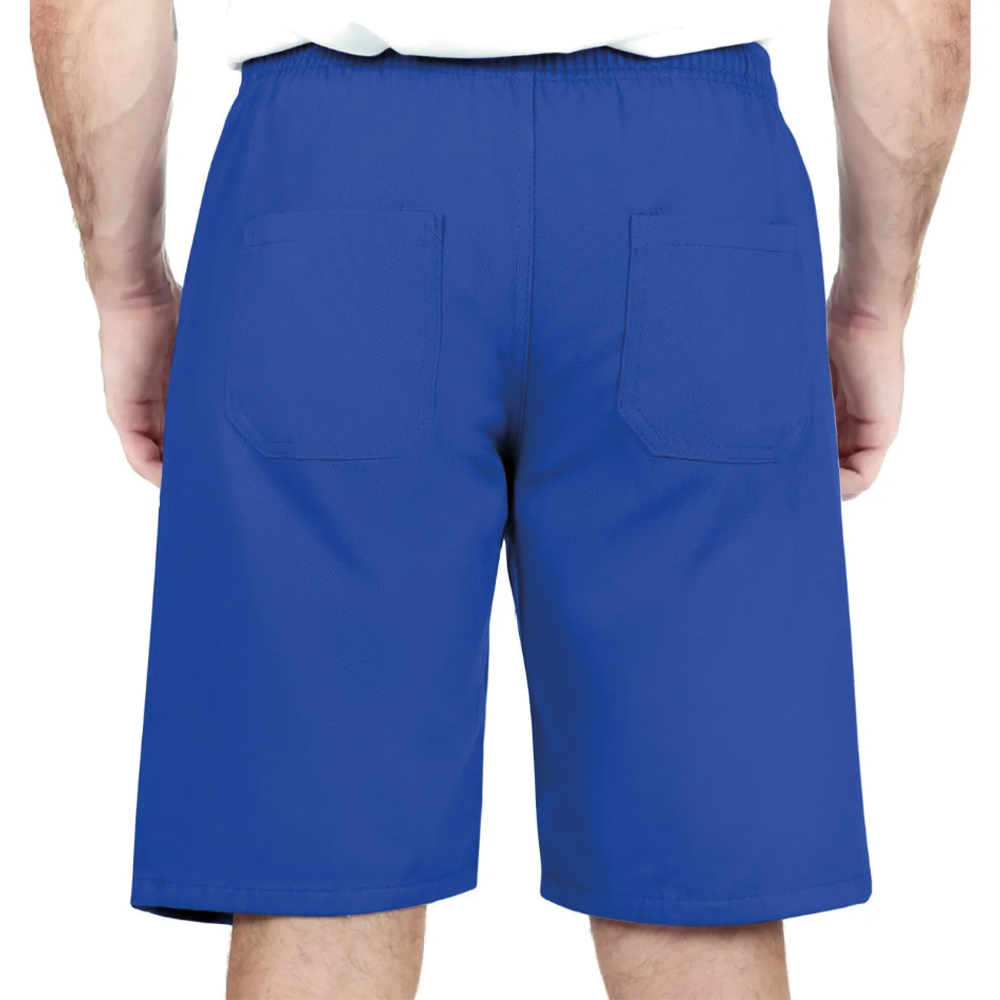 Bermuda Brim Pesado Azul Royal Uniforme Profissional - Imagem 2