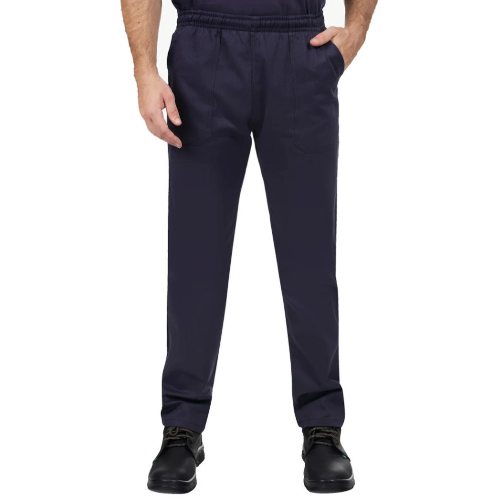 Calça Brim Pesado Azul Marinho Uniforme Profissional