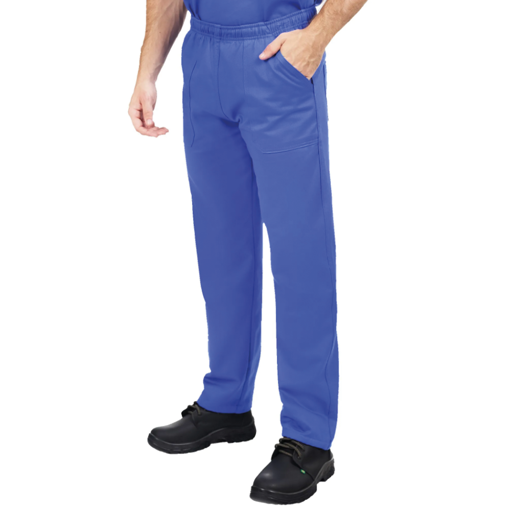 Calça Brim Pesado Azul Royal Uniforme Profissional - Imagem 2