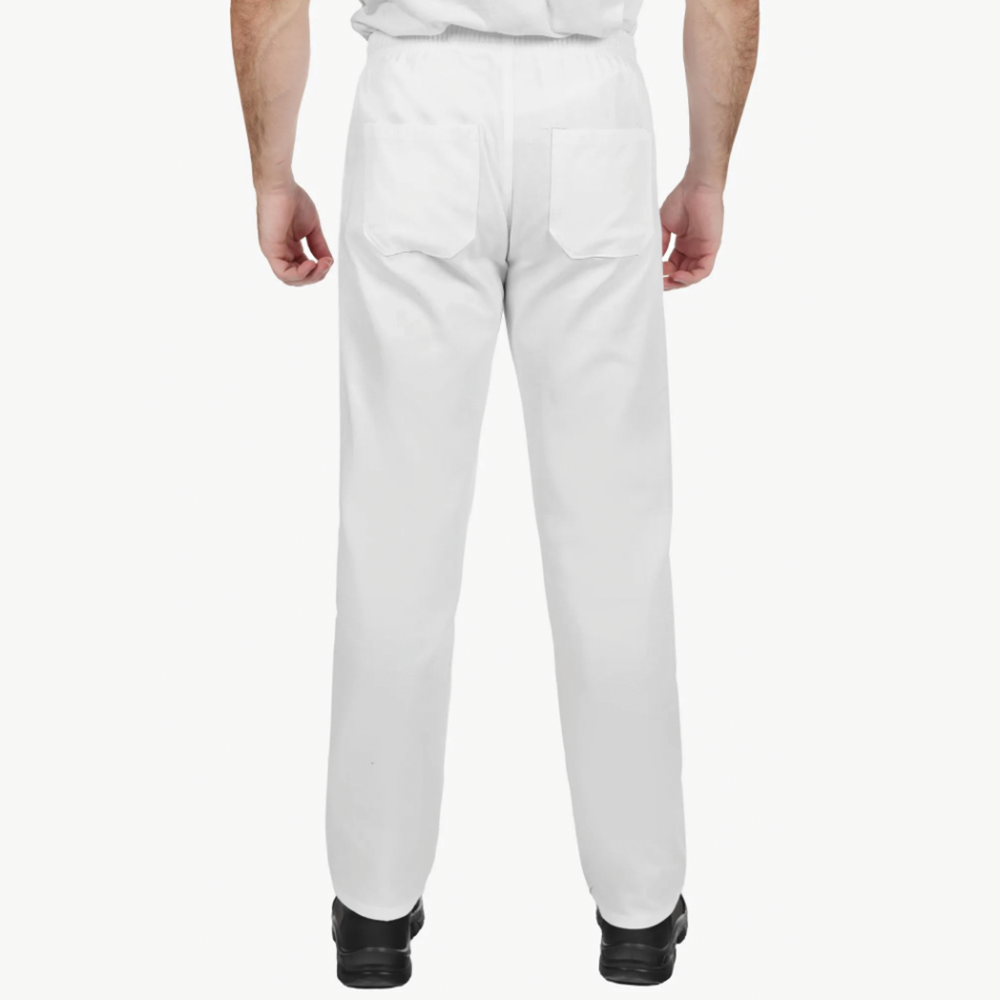 Calça Brim Pesado Branca Uniforme Profissional - Imagem 3