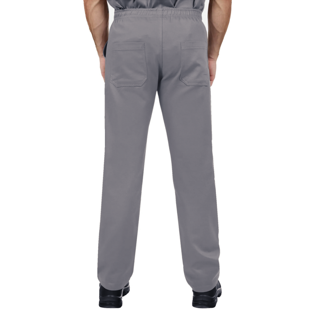 Calça Brim Pesado Cinza Uniforme Profissional - Imagem 3