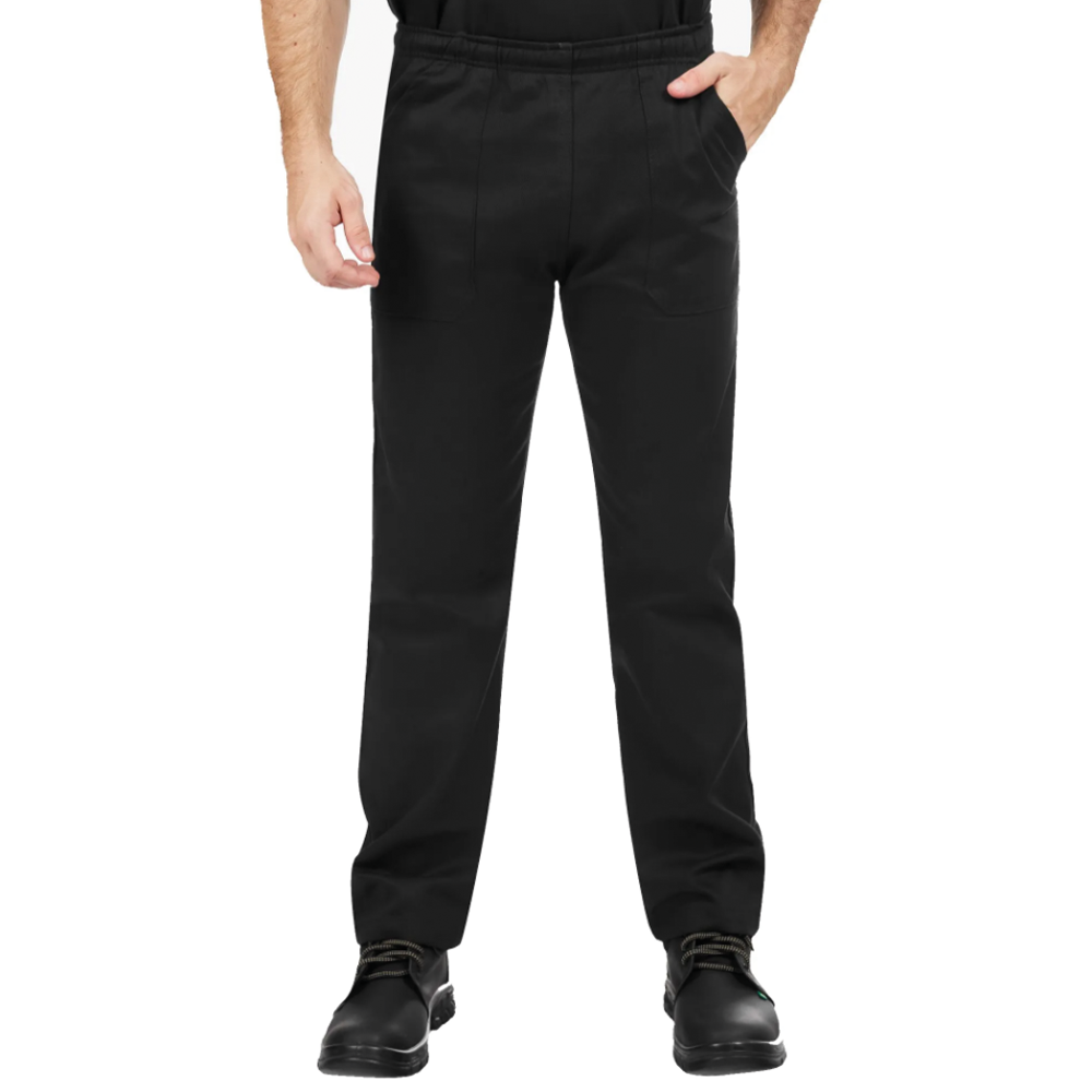 Calça Brim Pesado Preta Uniforme Profissional