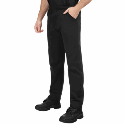 Calça Brim Pesado Preta Uniforme Profissional