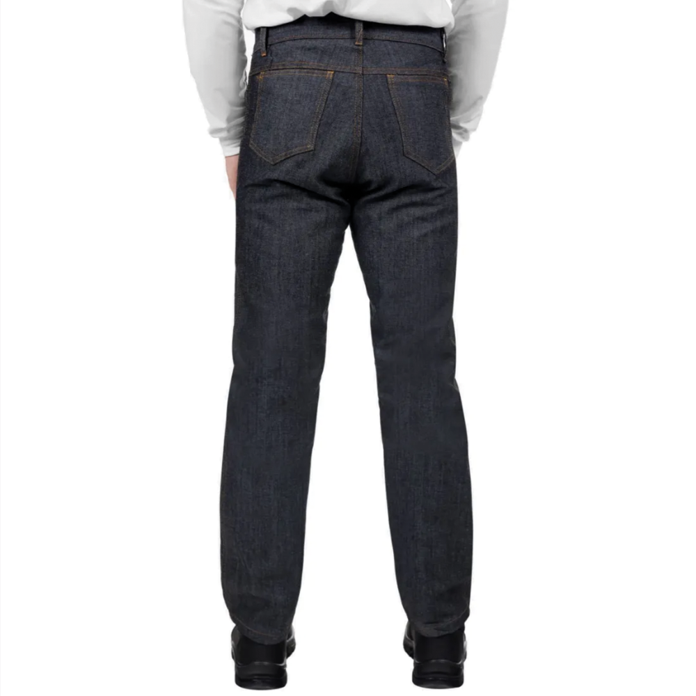Calça Jeans Masculina Preta Casual Uniforme - Imagem 3