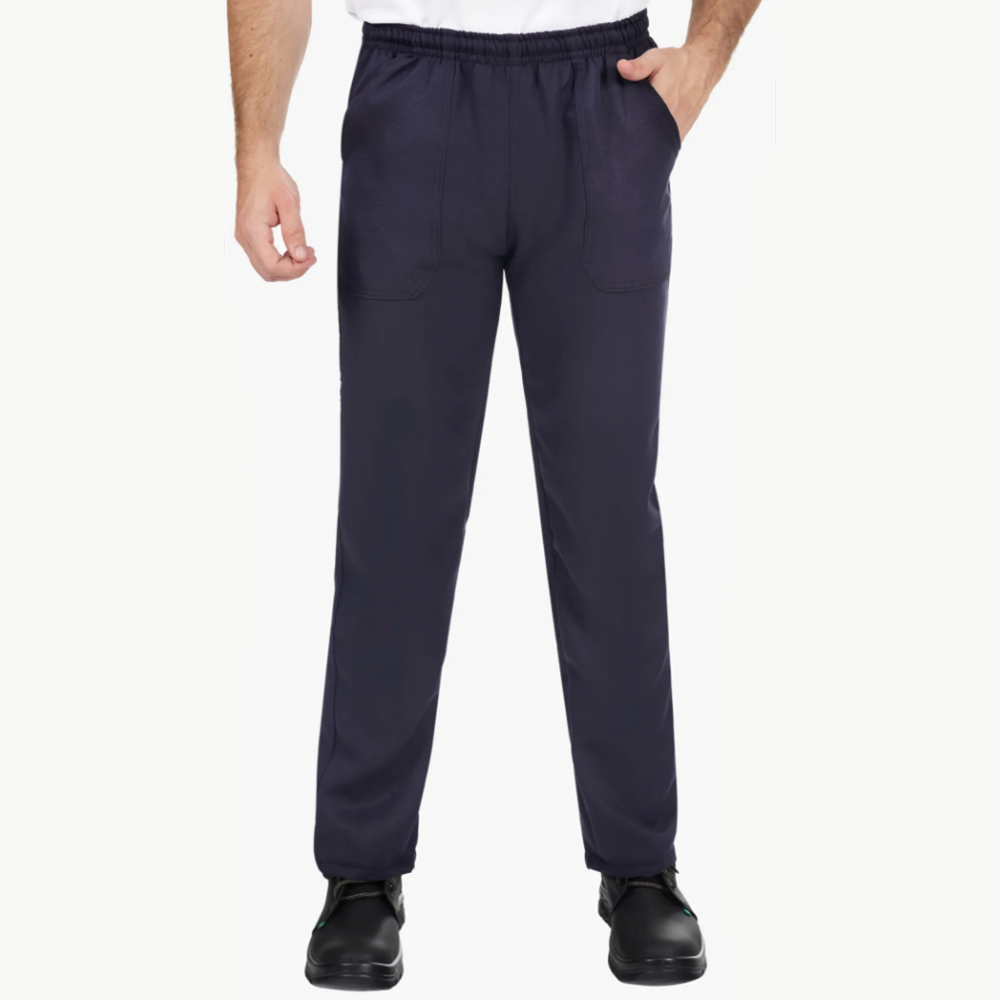 Calça Oxford Azul Marinho Uniforme Profissional
