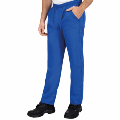 Calça Oxford Azul Royal Uniforme Profissional