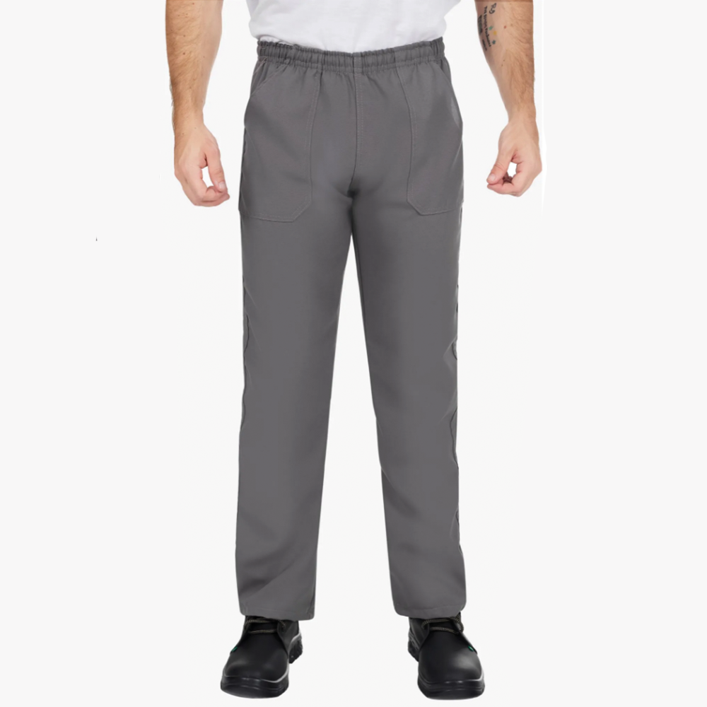 Calça Oxford Cinza Uniforme Profissional