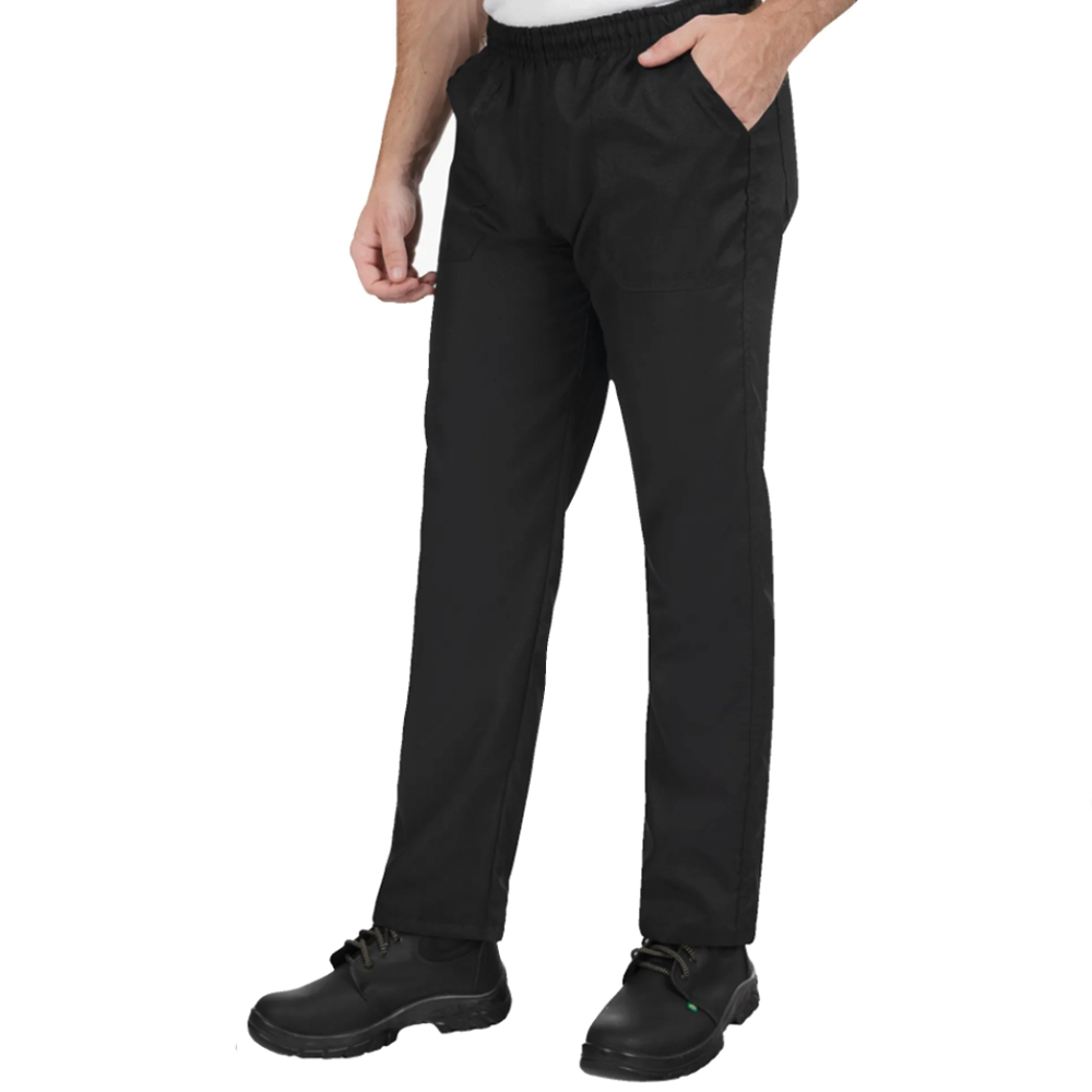 Calça Oxford Preta Uniforme Profissional - Imagem 2